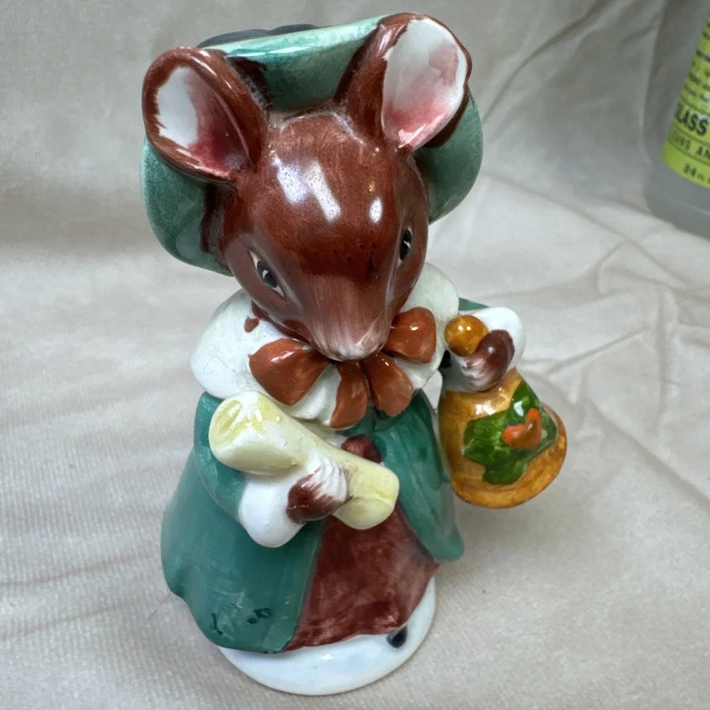 Schmid Country Cousins‎ Mouse Mice 80's Vintage Decor knick knack Teacher Mama